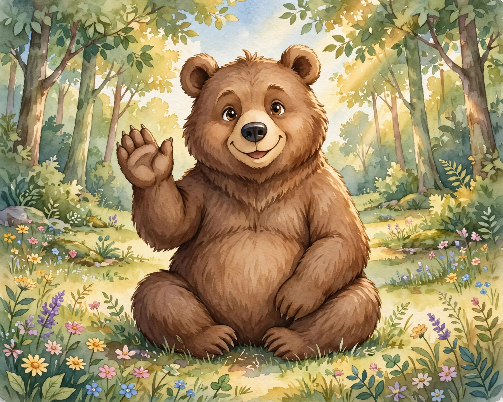 Bruno, a gentle brown bear